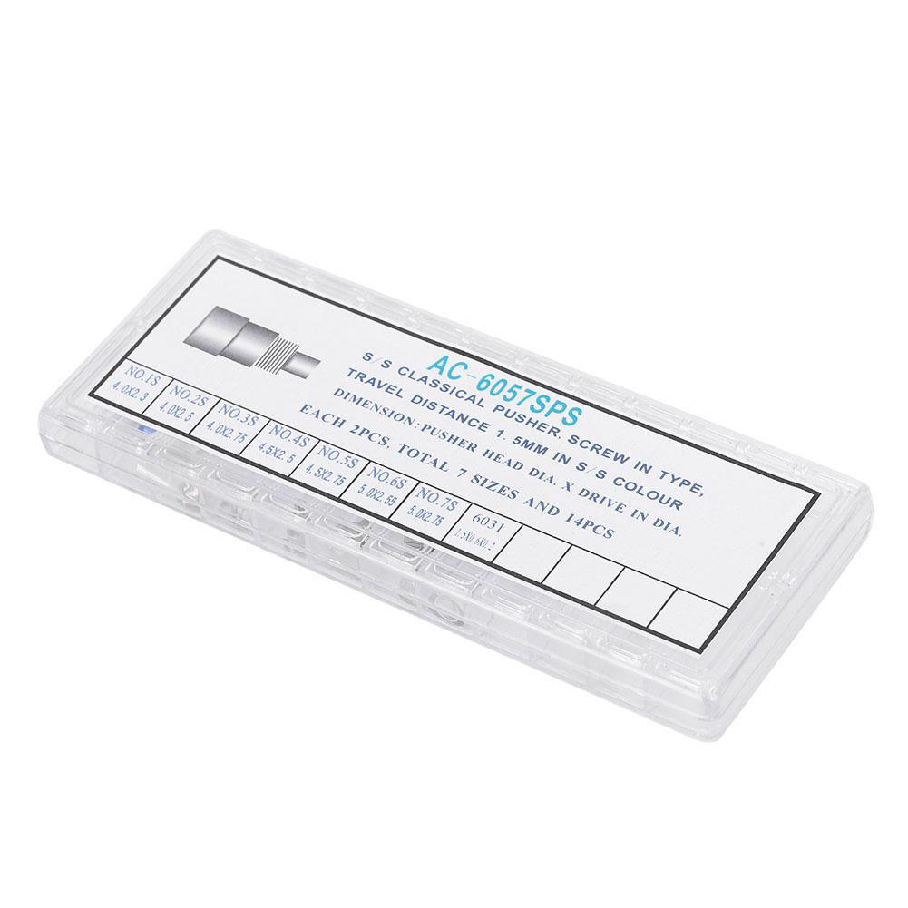 ScrewIn Type Watch Crown Chronograph Button Watch Pusher Accessory AC6057SPS