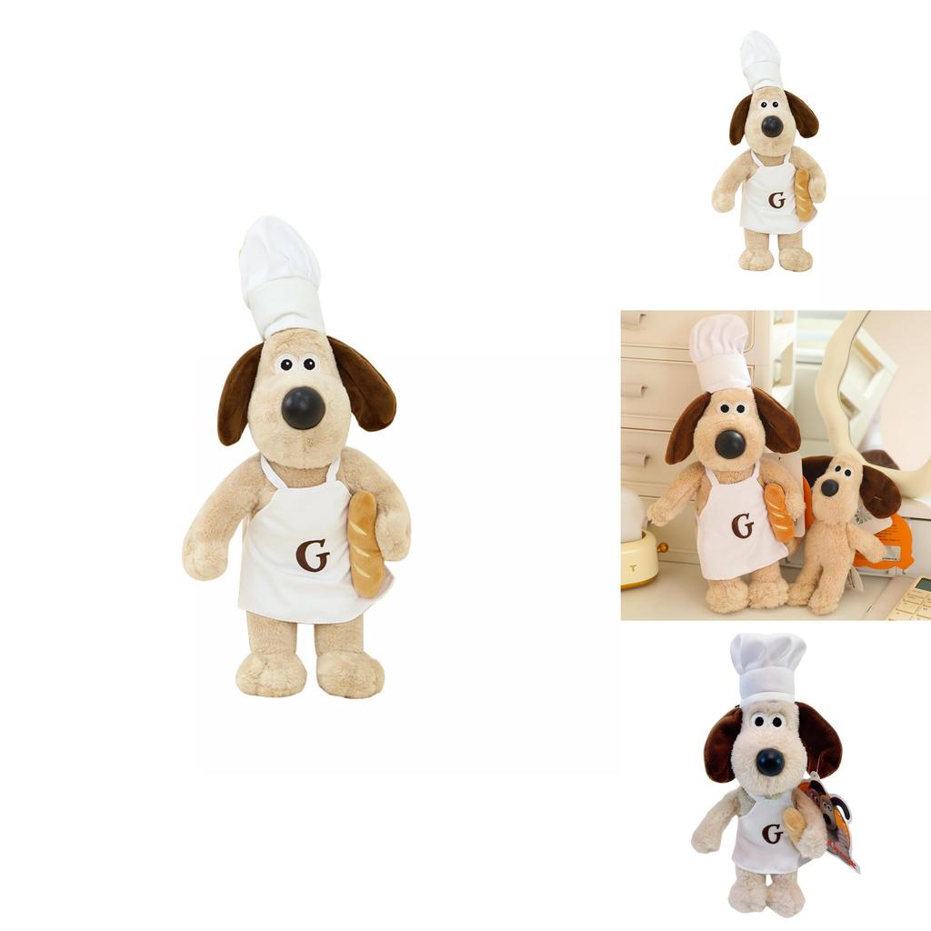 Charming Super Invincible Master Dog Plush Keychain Pilot Doll For Unique Gifts
