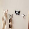 4Pcs Adhesive Butterfly Hooks Wall Mounted Bathroom Hanger Decorative Cute Butterfly Bear Hook for Towels Keys Kitchen Utensils