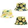 Tropical Print Sun Hat For Women With Rolled Edge Short Brim Summer Beachwear
