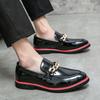 Fashion Leather for Men Business Shoes Point Toe Slip on Loafers for Men Luxury Party Wedding Men's Shoes Elegantes Club Shoes