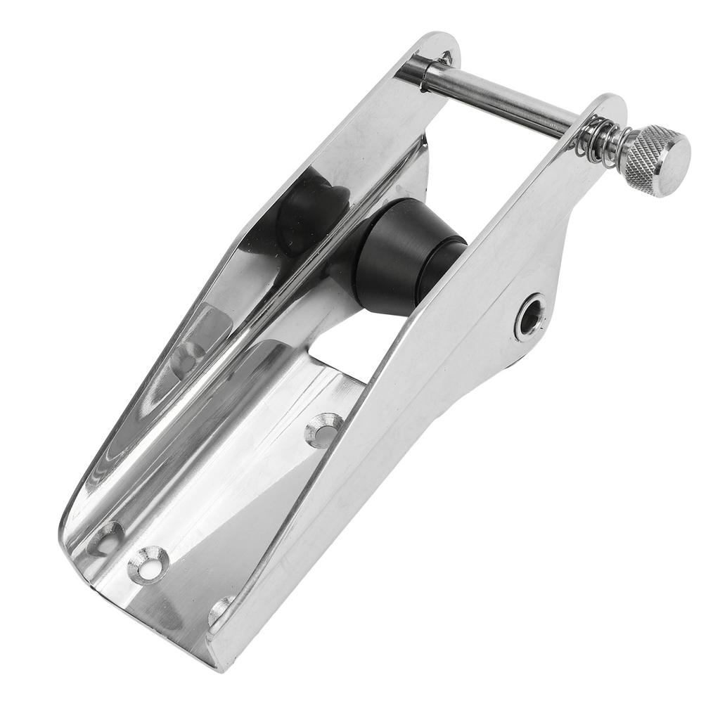 Boat Anchor Roller Stainless Steel 200mm Polished Marine Bow Roller Holder with Spring Pin for Trailer Yacht
