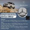 Front Grille Star Emblems Logo For Mercedes Benz B W245 C W204 C300 C250 GLK X204 GLK300 GLK350 PB2