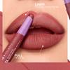 2 in 1 Matte Lipstick Crayons, Highly Pigmented Lip Liner Lipstick Pen, Long Lasting Moisturizing Lip Balm, Easy Glide on Formula
