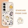 Playing Cute Cat Phone Case For Infinix Hot 60 60I 50 40 40I 30 30I 20 Pro Plus Play 4G 5G Staircase Soft Cover