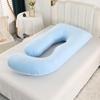 High-Density Solid Color Maternity Pillow for Pregnancy, Side Sleeping, Breastfeeding, and Headboard Support