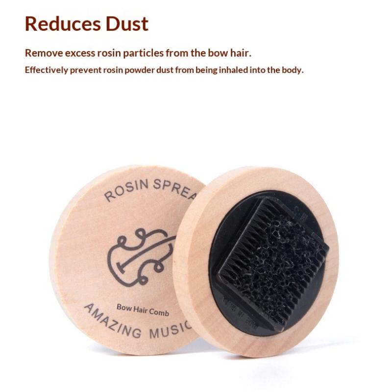 Archetto per Violino Pettine Pettine per Archetto Spargi Pece Grande Viola Rimuove l'Eccesso di Pece Illumina il Timbro Accessori per Violino