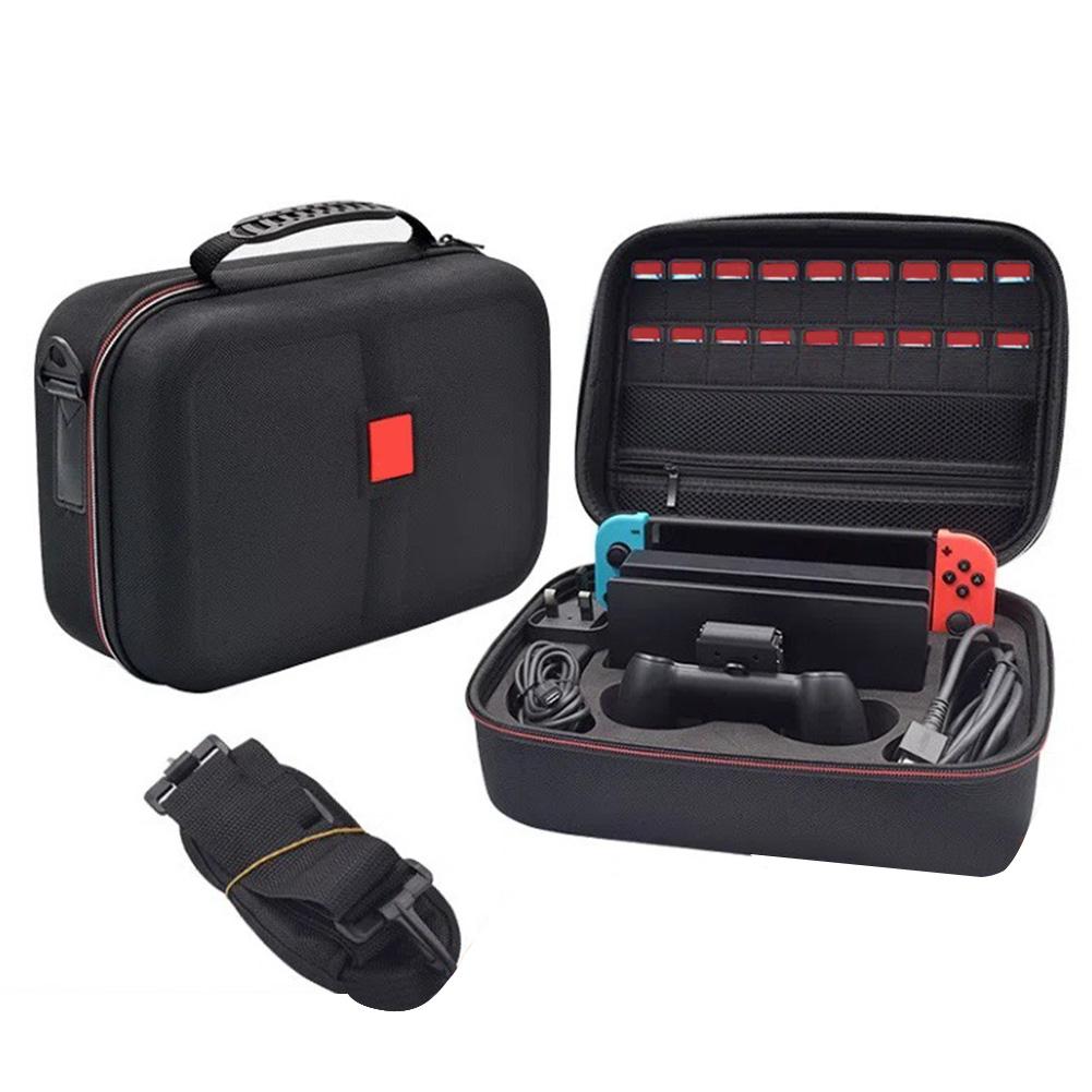 Pour NS2 Étui de Transport Portable Poignée & Bandoulière Grand Sac de Rangement pour Console Étanche Boîte à Coque Dure Sac à Main de Rangement Extérieur