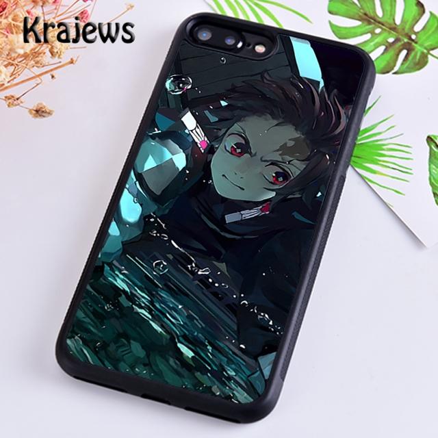 

Чехол для телефона Krajews Kamado Tanjirou Demon Slayer для iPhone 14 5 SE 6s 7 8 plus 11 12 13 pro XR XS max Samsung S21 S22 Plus Samsung S22ultra