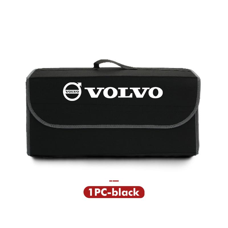 For Volvo Car Trunk Organizer Storage Box Portable Travel Organizer Bag XC60 XC90 S60 S80 V60 C70 S40 C30 V90 V60 C40 XC40 V70