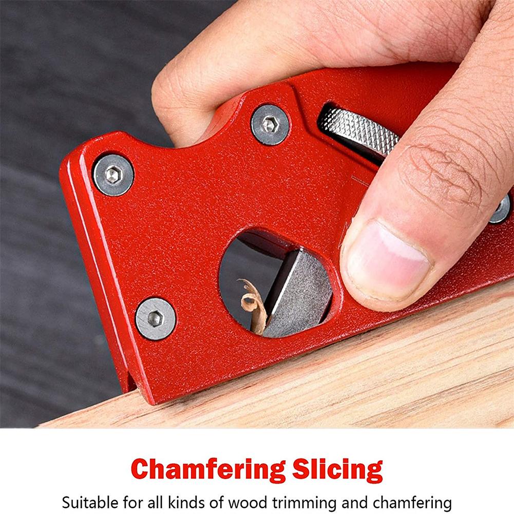 Chamfer Plane With Backer Woodworking Hand Planer For Quick Edge Planing Corner Trimming Manual Diy Tools