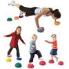 Palla Semisfera Gonfiabile per Massaggio Allenamento Equilibrio Palla Tattile Palla Fitness Trainer Core Antiscivolo per Yoga Pilates Allenamento a Casa