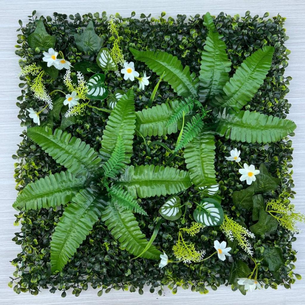 3D Bionic Plant Wall Decor - Indoor/Outdoor Artificial Greenery & Flowers