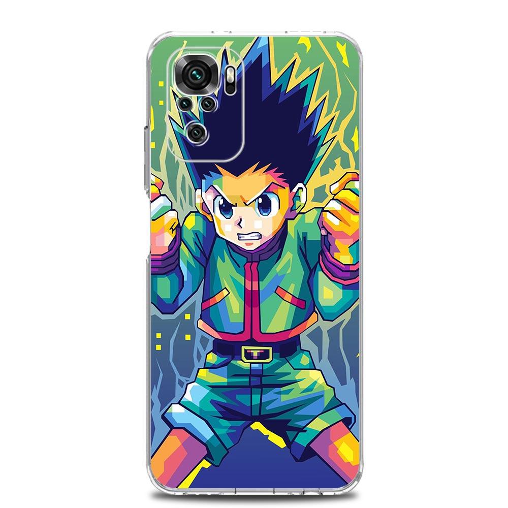 Killua Hunter × Hunter Anime Phone Case For Xiaomi Redmi Note 12 11 9S 9 8 10 Pro Plus 7 8T 9C 9A 8A K40 Gaming Clear Cover