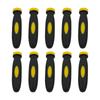 Easy Use Wood Files Handles Rubber Office Accessory Rust Proof Hand 10Pcs