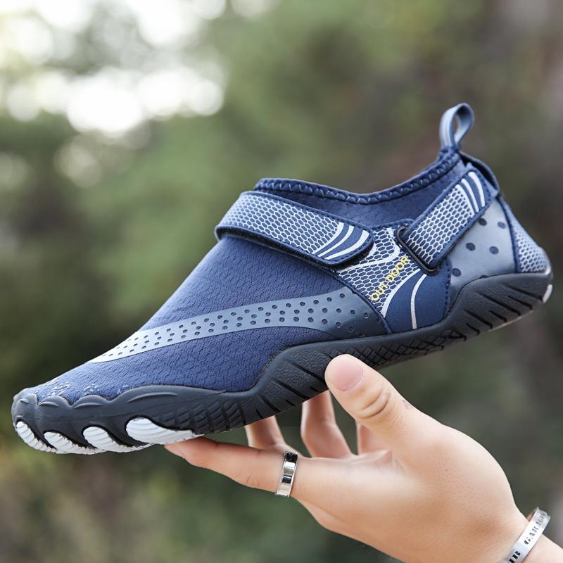 Light Men Summer Beach Shoes Women Breathable Mesh Wading Aqua Shoes Quick Dry Water Footwear for Hiking Surfing