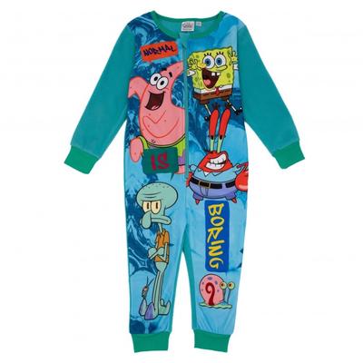 SpongeBob SquarePants Childrens/Kids Normal is saaie alles-in-één nachtkleding