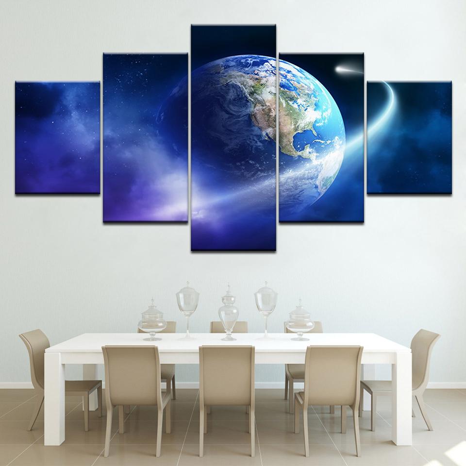 

Planet Earth II 5 Panels HD Print Wall Art modern Modular Poster art Canvas painting for Living Room Home Decor 20x35 20x45 20x55cm