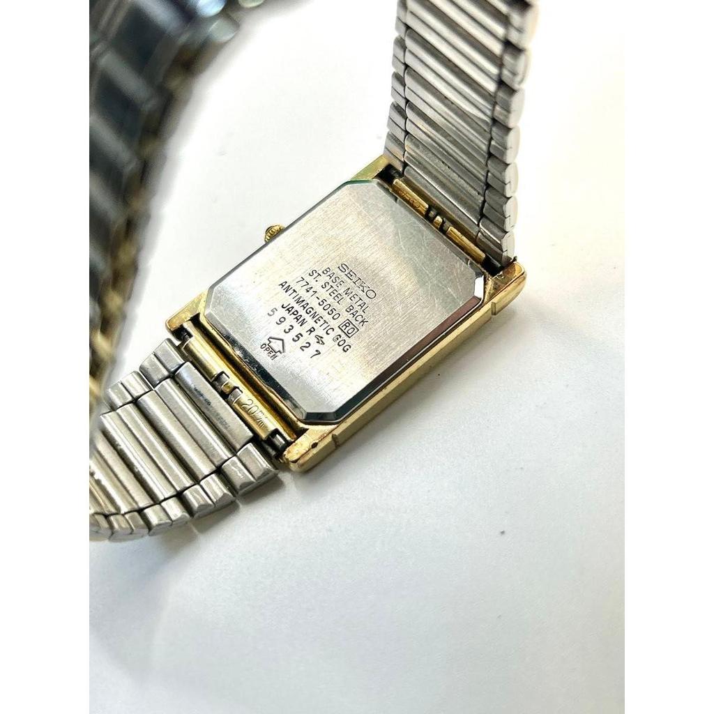 Used SEIKO DOLCE Seiko Dolce men's watch 7741-5050 in operation watch square