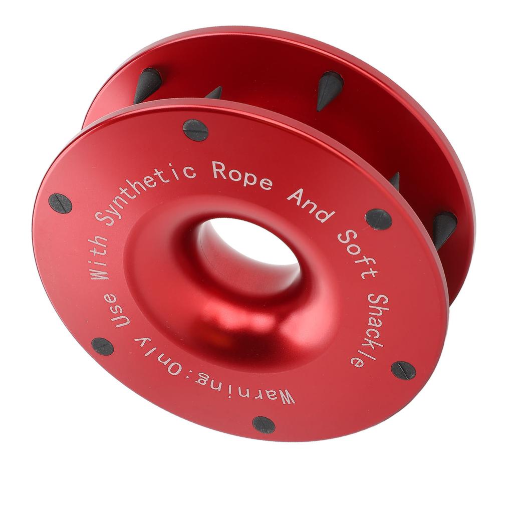 Winch Snatch Towing Ring Aluminium 33000lbs Break Strength Snatch Block Pulley for ATV UTV SUV Truck Dirt Bike 5 16 to