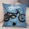 Super Soft Plush Cushion Cover  Cartoon Motorcycle Pillowcase Decor Car Printed Pillow Case for Home Sofa Children Room,