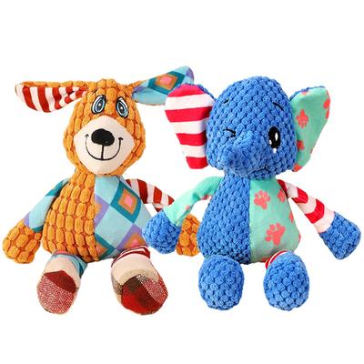 Spleiß-Stil Haustier Plüschtier Katze Hund Spielzeug Tiere Bissfest Interaktiv Quietschend Haustier Hund Zähne Reinigung Kauspielzeug Haustierbedarf