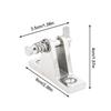 1Pc Boat Bimini Parts Accessories Marine 316 Stainless Steel Top Deck Hinge Mount Fitting Marine Yacht Hardware