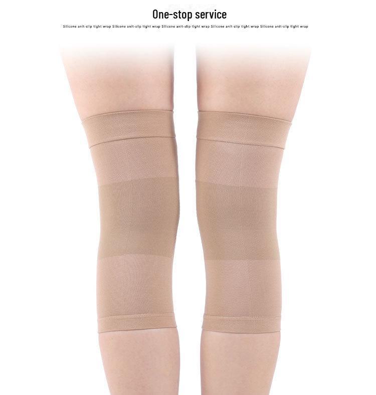 Genouillères de compression antidérapantes unisexes: Soutien élastique des articulations et chaleur pour un style de vie actif