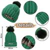 Strickmütze für Herren und mit Winter Watch 8 Einheitsgröße Für Snowboarding Nummer Licht [Capprecier] Damen, Bommel, Mütze, Warm, Winddicht, Beanie, Kappe,