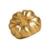 Gold Pumpkin Autumn Decors Decorative Pumpkin for Halloween Thanksgiving Mantles 6XDE