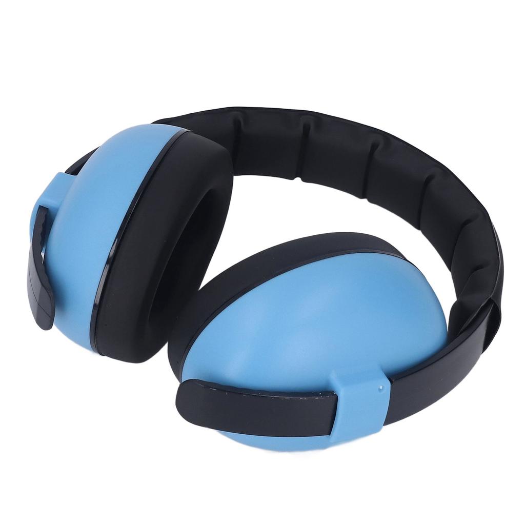 Baby Ear Protection Headphones Skin Friendly Soft Infant Noise Cancelling Earmuffs for Preventing Hearing Damage Blue
