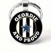 1PC For Geordie And Proud GP Keychain Durable DIY Car Keyring Accessories, Creative Pendant for Men & Women Gifts