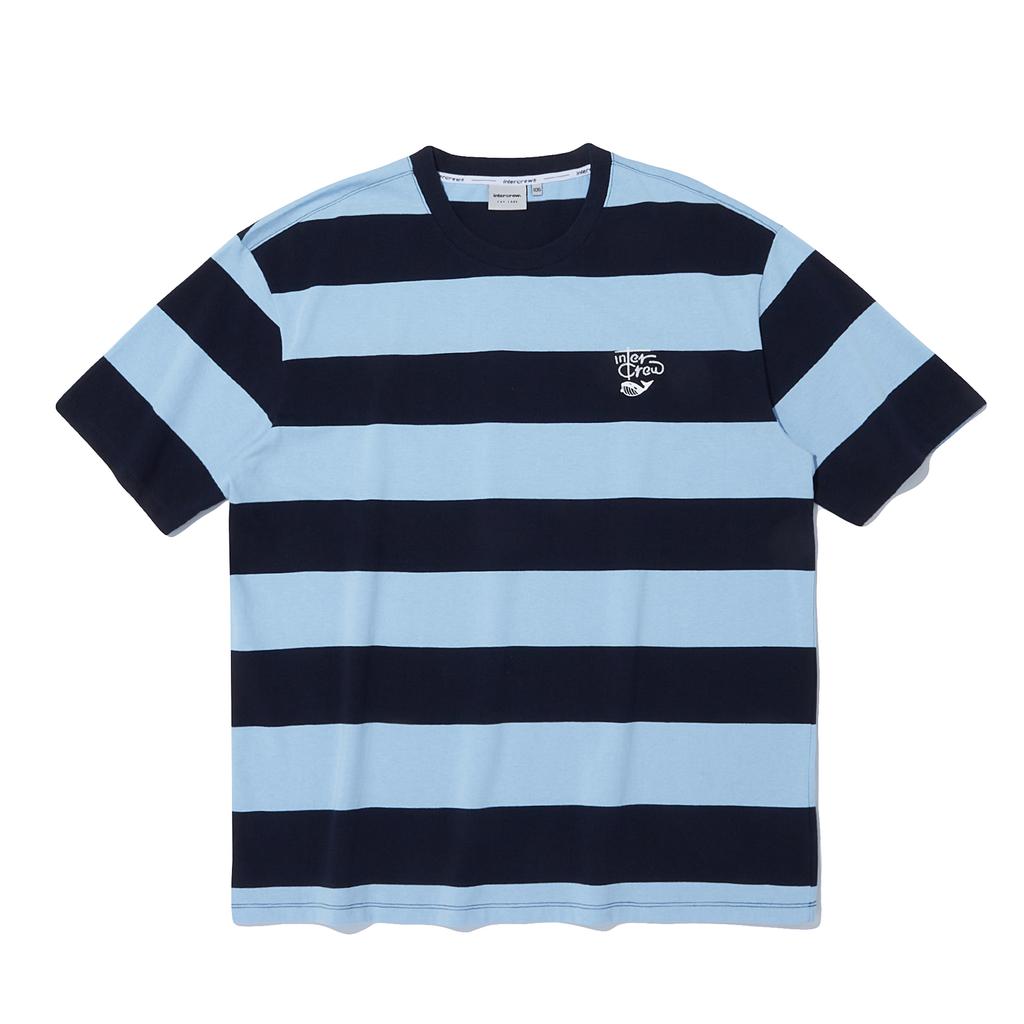 INTERCREW Daengkkang Short Sleeve T-Shirt L Blue Itz2Tr09Alb