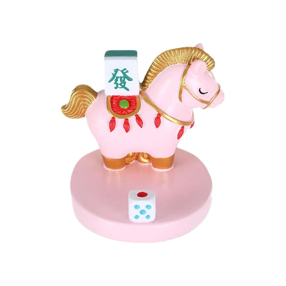 

Год Лошади 2026 Фигурки Года Лошади Фестиваль Декоративный Зодиакальный Талисман Лошади Новогодний Подарок розовый