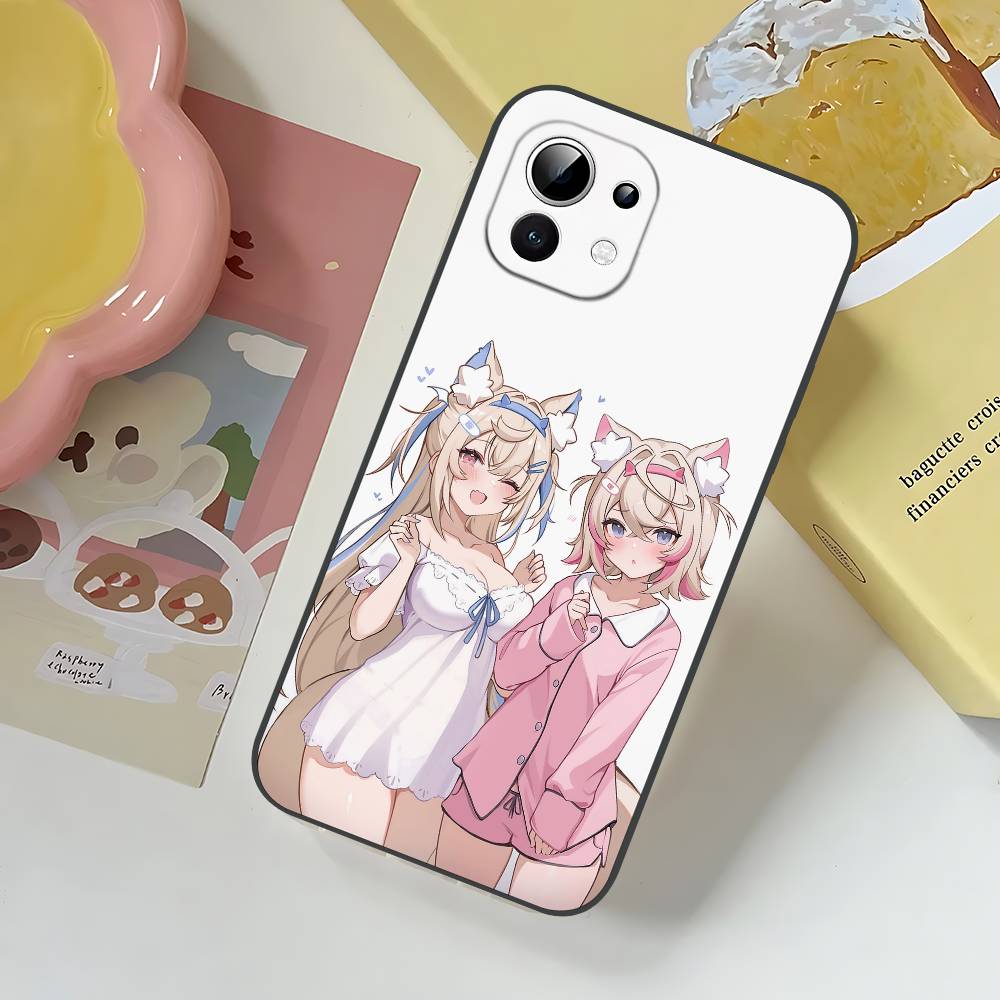 

Cartoon F-FUWAMOCO Slim Black Shockproof Phone Case: Snug Fit For Xiaomi 12,11,12S Ultra & Redmi Note 11,10T,9,9A,8Pro,8T,5G Redmi Note 9S