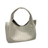 Retro Woven Genuine Leather Shoulder Bag for Women - Large Capacity and Versatile Summer Style