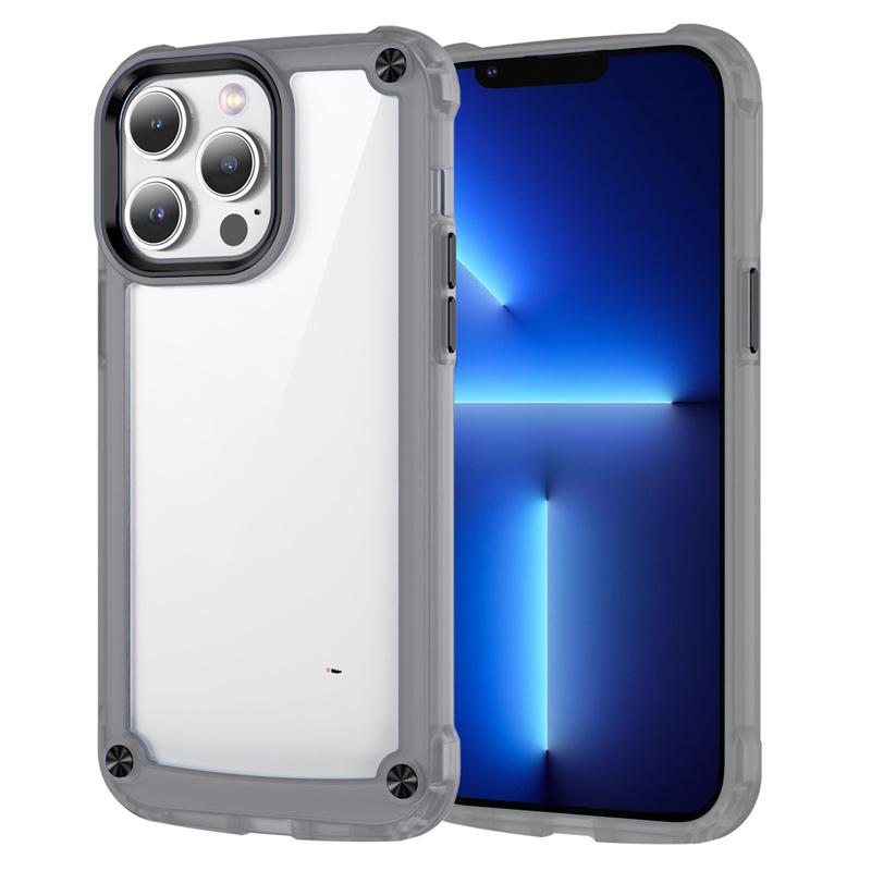 Clear Shockproof Armor Phone Case for iPhone 15 14 13 11 12 Pro Max Transparent Hard Bumper Back Cover