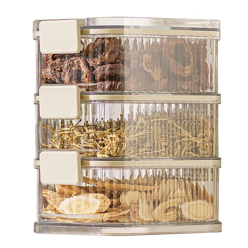Kitchen Seasoning Storage Box Set - Food Grade Spices and Chili Sealed Jars