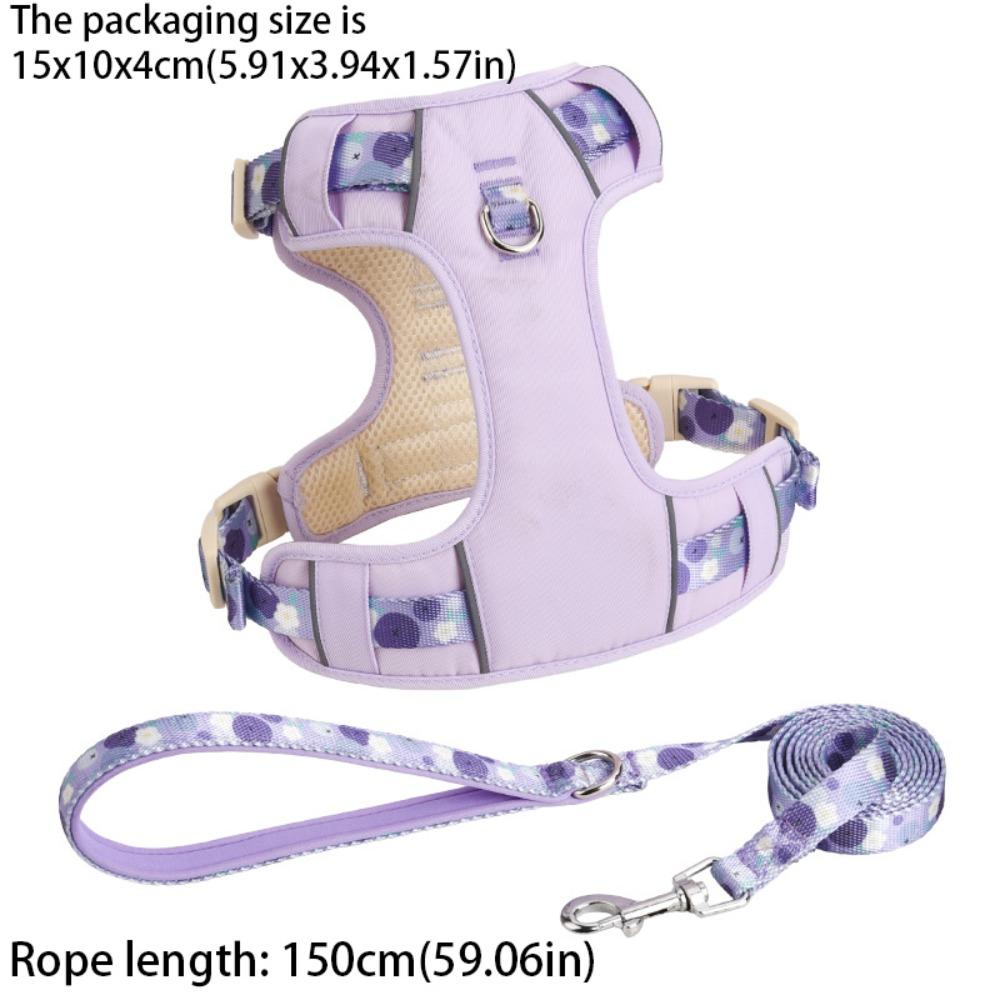Vest Type Pet Harness Explosion Proof Breathable Harness Dog Gear Dog Vest  Outdoor Activities