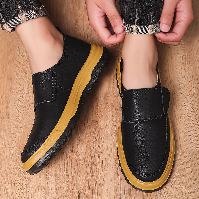 Fashion Fashionable Flats and Comfortable Walking Casual Shoes Luxury Brand Genuine Leather Business Shoes High-quality Handmade Loafers
