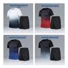 ROMON Men's Ice Feel Quick Dry T-Shirt & Shorts Set