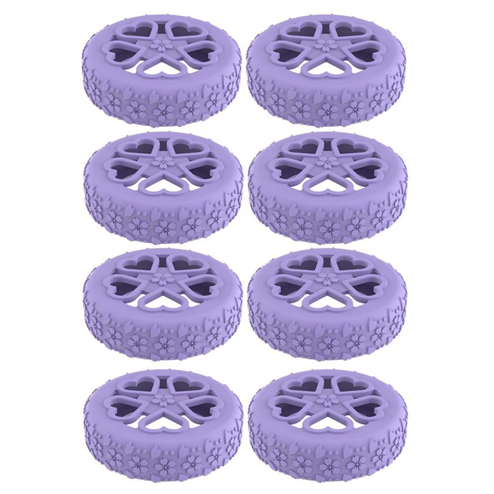 8Pcs Luggage Wheels Protector Rings Silicone Luggage Accessories Wheels Cover For Most Luggage Reduce Noise For Travel Luggage