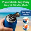16 Pack Durable Can Openers for Kitchen, Can Tab Opener and Cover,Easy to Use Can Lid Remover with Soft Grip Handle, Essential Tool for Home,