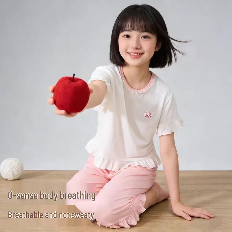 Girls' Summer Thin Pajama & Loungewear Set