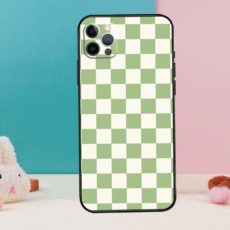 Checkerboard Checkered Board Phone Case For iPhone 17 Air 16 15 14 13 11 12 Pro Max 12 13 mini 15 16 Plus 16e Cover Coque
