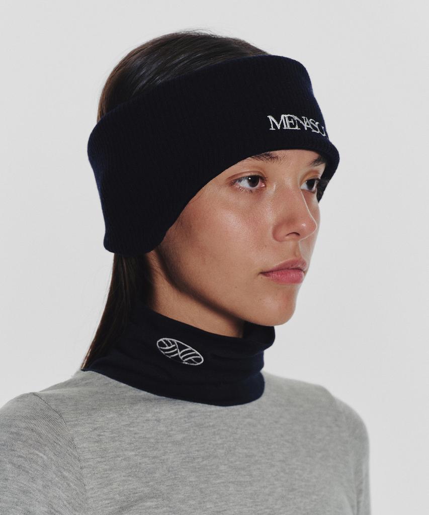 Menasoo Menasoo Reversible Wool Headband_Navy