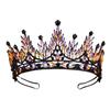 Luxurious Hair Hoop Girl Birthday Party Elegant Pageant Water Drop Crystal Girl Wedding Costume Headwear