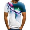 Men's Casual Short Sleeve CCCP Graphic T-shirt Creative Gradient Wear Summer Man Loose Soft T Shirts Trend Tops Male Streetwear