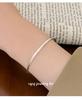 Cui Yan S925 Sterling Silver Open Round Bead Bracelet Ring for Women - Korean Style, High-End, Versatile Jewelry