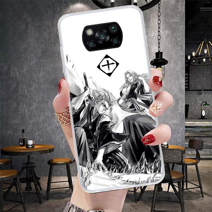 Hitsugaya Toushirou Bleach Soft Phone Case For Xiaomi Redmi 15C 15 13C 13 Poco X5 X6 X7 F7 Ultra M7 12C 12 10 10C 9C 9A 9T 9 Fun